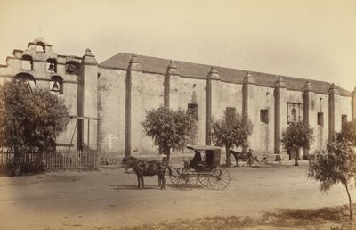 San Gabriel-misszió, Kalifornia alkotó: Carleton Watkins
