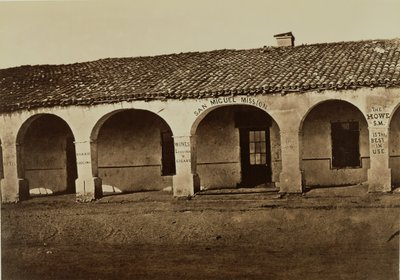 San Miguel-misszió alkotó: Carleton Watkins