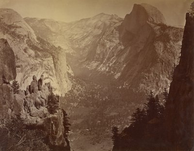 [A kupolák a Glacier Rockról] alkotó: Carleton Watkins