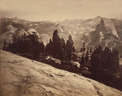 A kupolák a Sentinel Dome-ról alkotó: Carleton Watkins