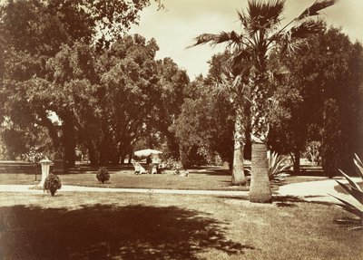 [Thurlow Lodge - Sátor és családi csoport] alkotó: Carleton Watkins