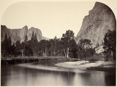 Kilátás Camp Grove-ból, Yosemite alkotó: Carleton Watkins