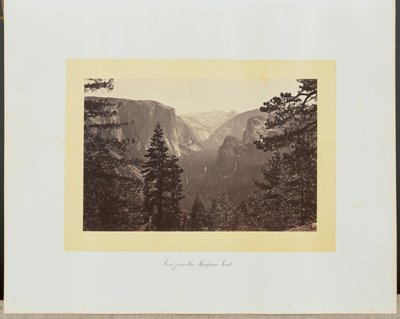 Kilátás a Mariposa ösvényről alkotó: Carleton Watkins