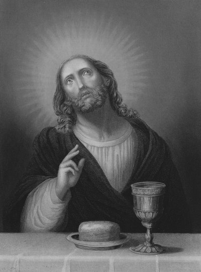A Megváltó (metszet) alkotó: Carlo (after) Dolci