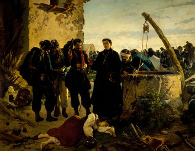 Carlo Ademollo (1825-1911) Anna Cuminello holtan találta napokkal az 1859-es San Martino-i csata után alkotó: Carlo Ademollo