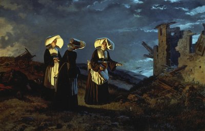Este a szedáni csata után alkotó: Carlo Ademollo