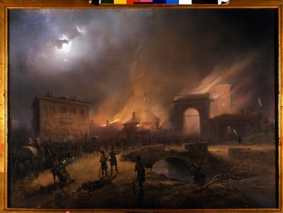 Risorgimento: Milánó öt napja (Cinque giornate di Milano) (1848. március 18-22.): ez az 1848-as forradalmak (az első olasz függetlenségi háború része) egyik első epizódja, amely a milánóiak felemelkedését jelentette. ellen felkelő lakosság alkotó: Carlo Bossoli