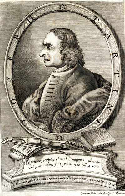 Giuseppe Tartini hegedűművész és zeneszerző portréja 1692-1770, 1760-as évek eleje. alkotó: Carlo Calcinotto