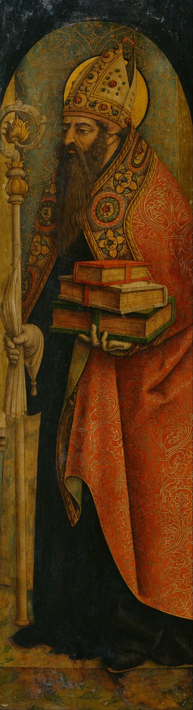 Szent Ágoston alkotó: Carlo Crivelli