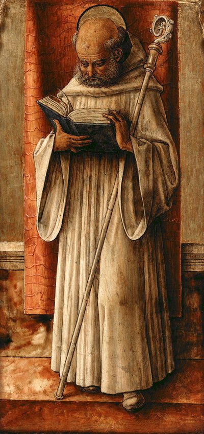 Szent Benedek, c. 1490 alkotó: Carlo Crivelli