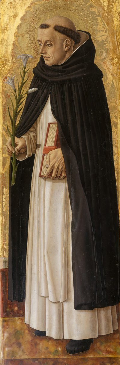 Szent Domonkos, 1472. alkotó: Carlo Crivelli