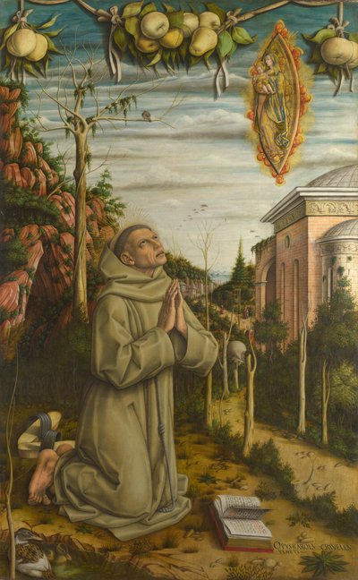 Boldog Gabriele látomása, 1489 alkotó: Carlo Crivelli