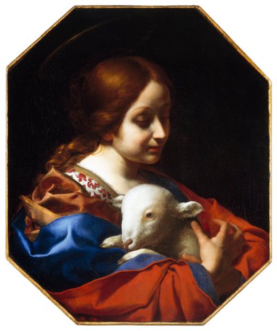 Szent Ágnes alkotó: Carlo Dolci