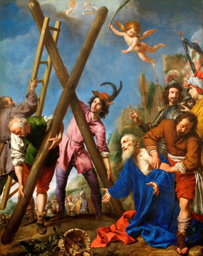Szent András mártírhalála előtt imádkozik, 1643. alkotó: Carlo Dolci