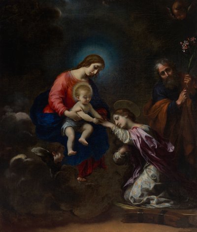 Alexandriai Szent Katalin misztikus eljegyzése alkotó: Carlo Dolci