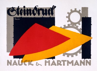 A "Nauck és Hartmann" reklámja, 1915-16 körül alkotó: Carlo Egler