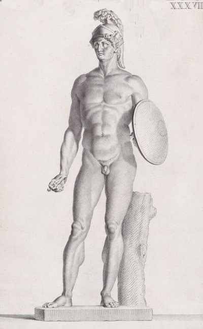 Mars-szobor, 1734 alkotó: Carlo Gregori
