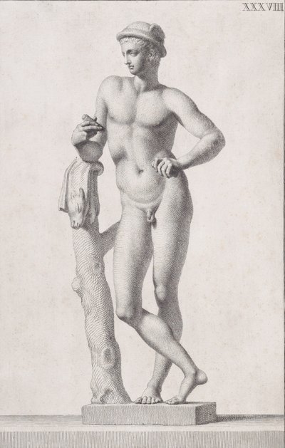 Merkúr-szobor, 1734 alkotó: Carlo Gregori