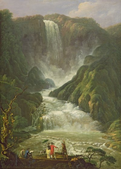 Terni vízesése alkotó: Carlo Labruzzi