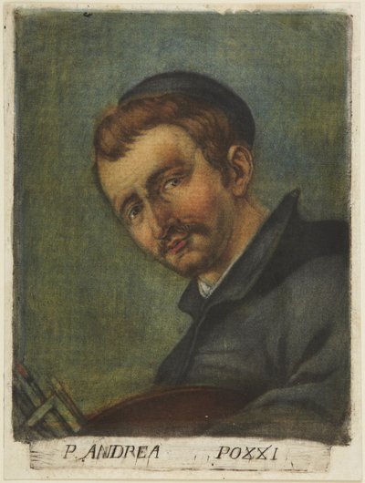 Andrea Pozzi portréja alkotó: Carlo Lasinio