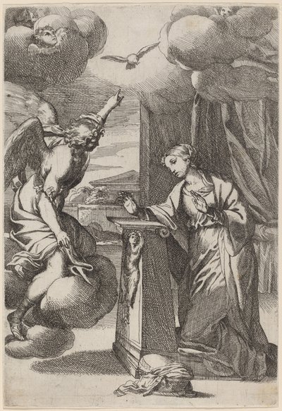 Az Angyali üdvözlet alkotó: Carlo Maratta