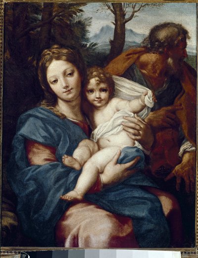 Szent Család. (olajfestmény alkotó: Carlo Maratta or Maratti