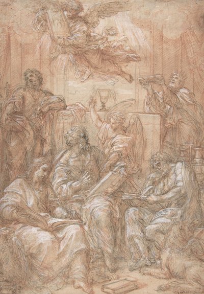 A régi és új felosztás allegóriája, 1700-1708. alkotó: Carlo Maratti