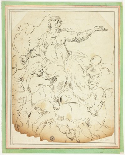 Szűz Mária mennybevétele alkotó: Carlo Maratti