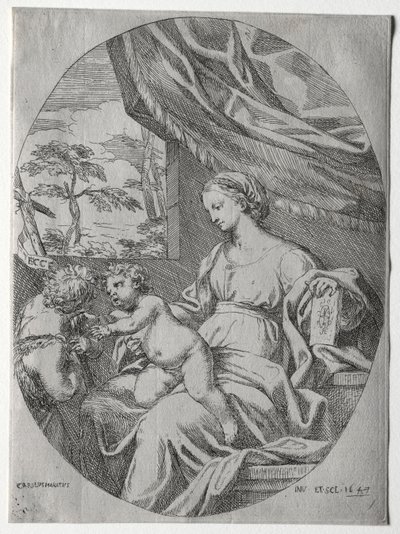 Szűz és gyermek a csecsemő Szent Jánossal, 1647. alkotó: Carlo Maratta or Maratti
