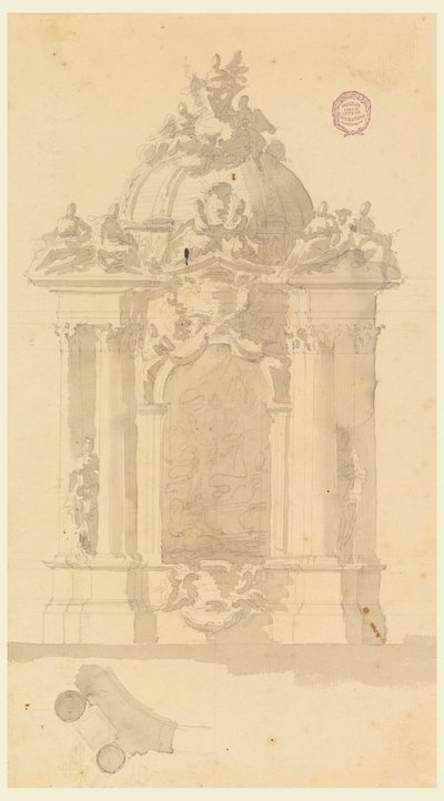Oltár tervezése alkotó: Carlo Marchionni