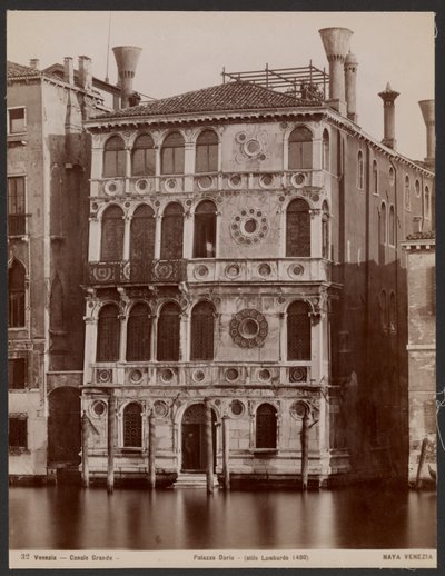 Palazzo Dario alkotó: Carlo Naya