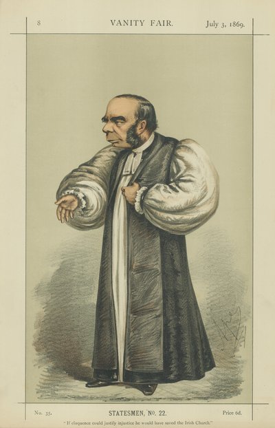 Peterborough püspöke (Dr. Magee) alkotó: Carlo Pellegrini