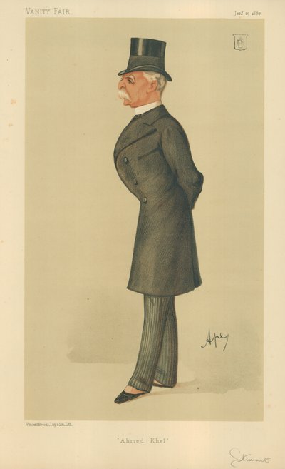 Sir Donald Martin Stewart tábornok, Ahmed Khel, 1887. január 15., Vanity Fair karikatúra alkotó: Carlo Pellegrini
