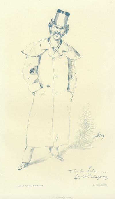 James Abbott McNeill Whistler alkotó: Carlo Pellegrini