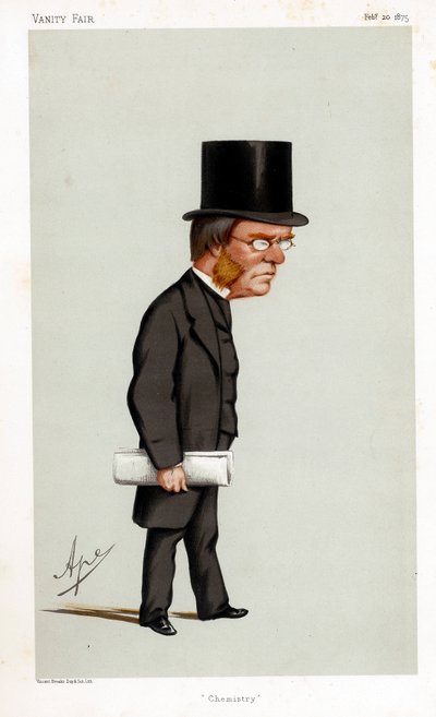 Lyon Playfair, skót vegyész, politikus és adminisztrátor, 1875 alkotó: Carlo Pellegrini