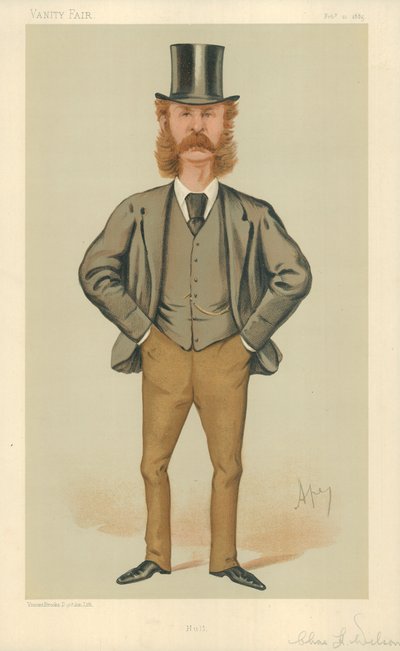 Charles Henry Wilson, Hull, 1885. február 21., Vanity Fair rajzfilm alkotó: Carlo Pellegrini