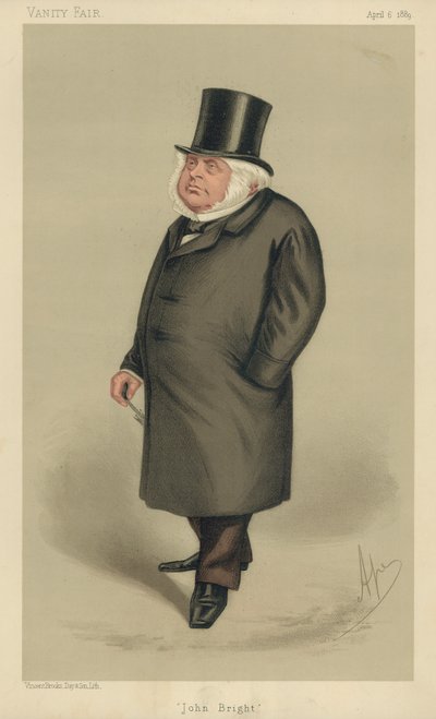 John Bright úr alkotó: Carlo Pellegrini