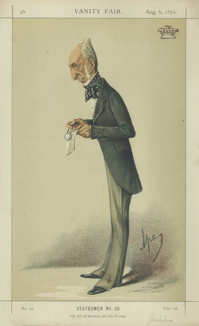 Sir Charles Wood, Lord Halifax alkotó: Carlo Pellegrini