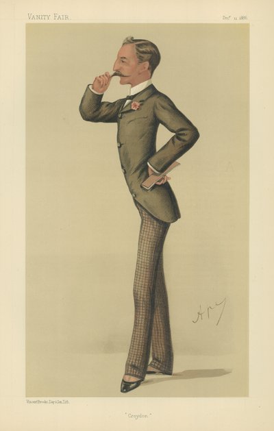 A tisztelt Sidney Herbert (színes litó) alkotó: Carlo Pellegrini