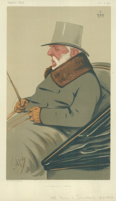 The Marquis of Tweddale, Egy félszigeti veterán, 1876. január 8., Vanity Fair rajzfilm alkotó: Carlo Pellegrini