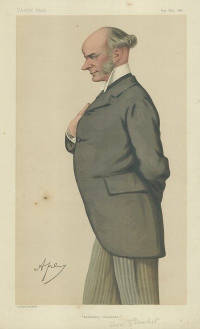 A jobb Hon David Plunket alkotó: Carlo Pellegrini
