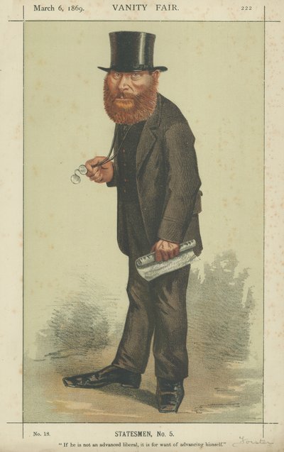 A jobb Hon W E Forster alkotó: Carlo Pellegrini