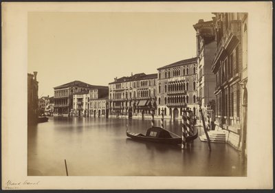 A Canal Grande a Palazzo Grimanitól a S. Polo-ig alkotó: Carlo Ponti