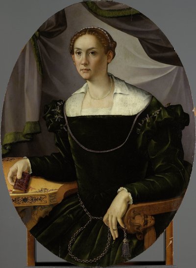 Egy nő portréja alkotó: Carlo Portelli (attributed to)