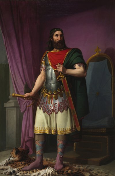 Egica, Visigoth King, 1853 alkotó: Carlos María Esquivel y Rivas