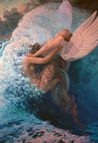 Lép és Ideál, 1907 alkotó: Carlos Schwabe