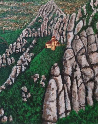 Santa Cova de Montserrat alkotó: Carol Sousa Cuello