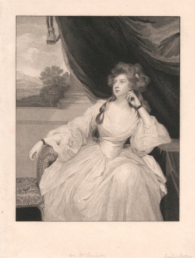 Hon. Mrs. Stanhope, mint „szemlélődés” alkotó: Caroline Watson