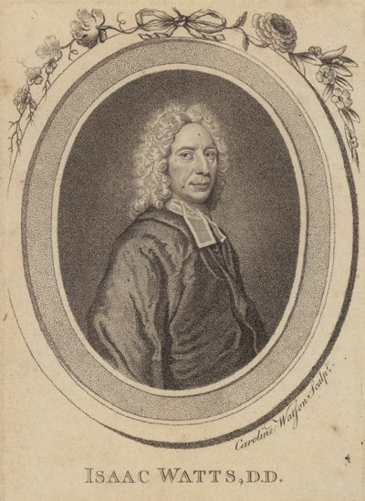 Isaac Watts, angol keresztény lelkész, himnuszíró és teológus alkotó: Caroline Watson