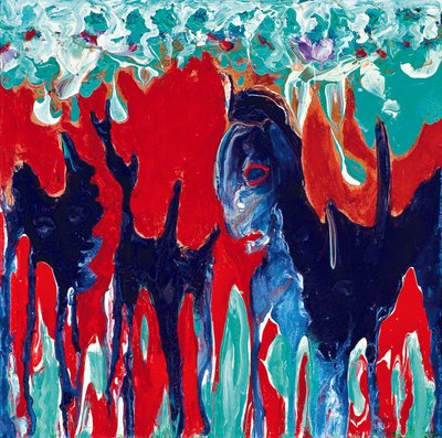 Mutant Beasts, 2011 (akril, vászon) alkotó: Carolyn Mary Kleefeld